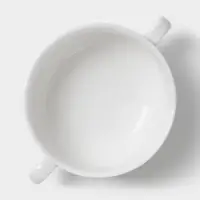 Бульонница Hanna Kn&ouml;vell, 350 мл, с ручками, фарфор, белая