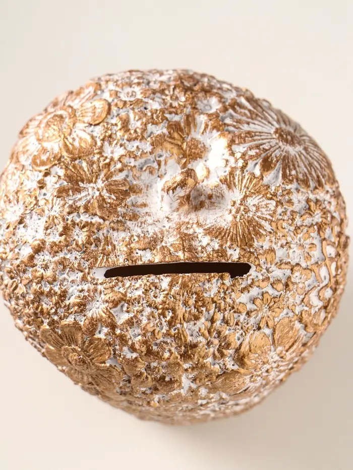 Копилка полистоун "Яблоко" 9,5х8,5 см