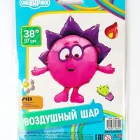 Воздушный шар фольгированный 38" &laquo;Смешарики, Ёжик&raquo;