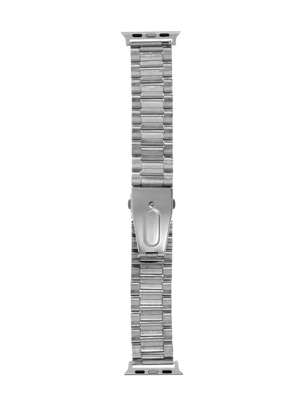 Ремешок для Apple Watch 38 40 41 мм, металлический, серебристый