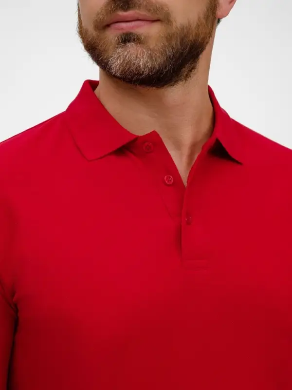 Рубашка поло унисекс Tervise, красная, размер S