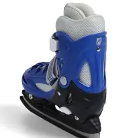 Коньки детские раздвижные BlackAqua, р. 30-33, для фитнеса, синие Коньки детские раздвижные BlackAqua, р. 30-33, для фитнеса, синие