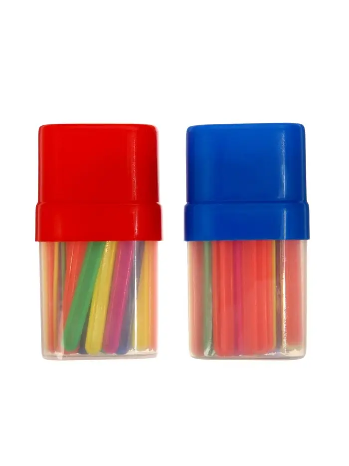 Счетные палочки 50 штук в пенале Calligrata, МИКС