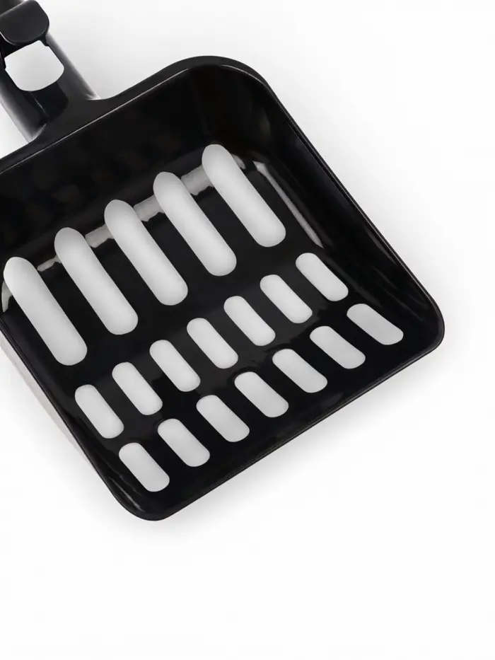 Туалет, 36&times;28&times;14 см, с боковым входом, бортами и совком, коричневый