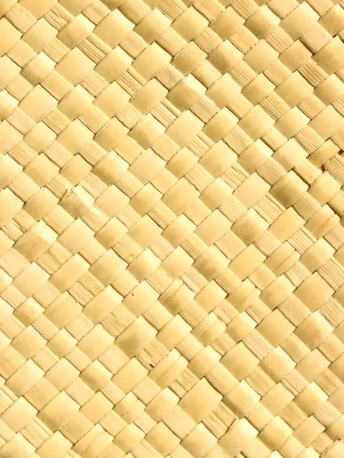 Сумка плетёная из пандана, 27×17×40 см, бежевая
