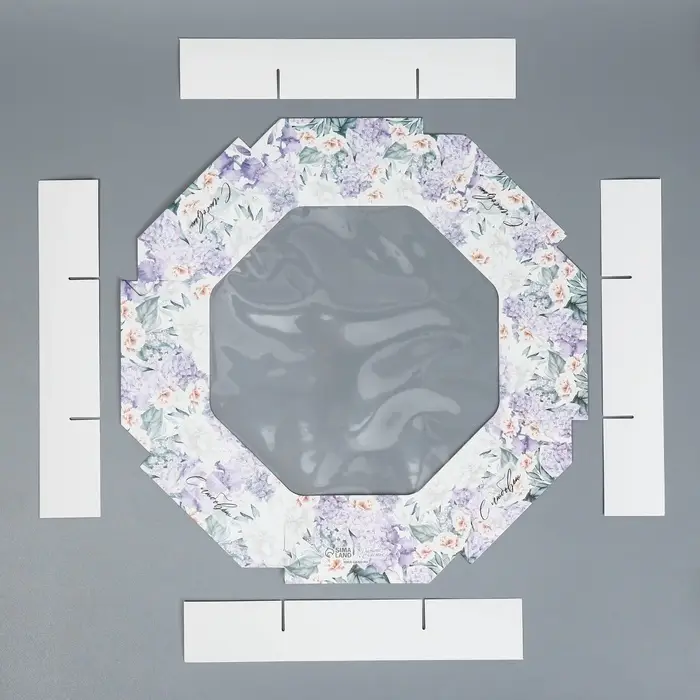 Коробка кондитерская, упаковка, «С любовью», 27 х 27 х 5 см