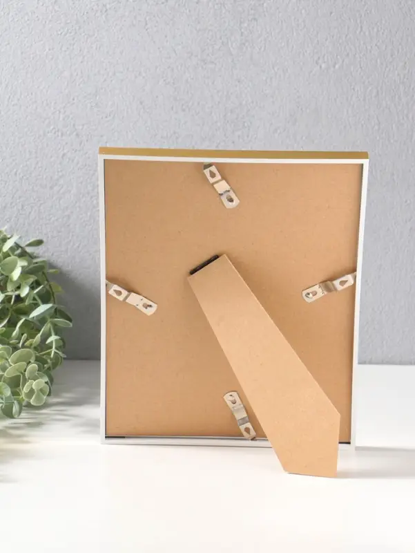 Фоторамка пластик 20х25 см "Современная классика" золото и белый 26х20,8х1,5 см