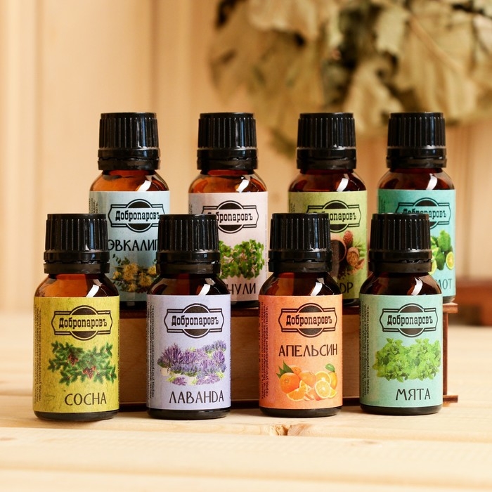 Эфирное масло апельсин,бергамот,кедр,лаванда,сосна,мята,пачули,эвкалипт, 8шт по 17мл полочка Эфирное масло апельсин,бергамот,кедр,лаванда,сосна,мята,пачули,эвкалипт, 8шт по 17мл полочка