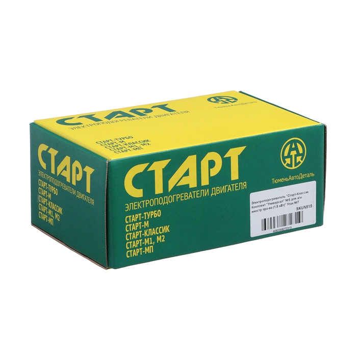 Подогреватель двигателя универсальный  Подогреватель двигателя универсальный "Старт-М" с терморегулятором на 70 градусов, 1,5 Кв 7336165