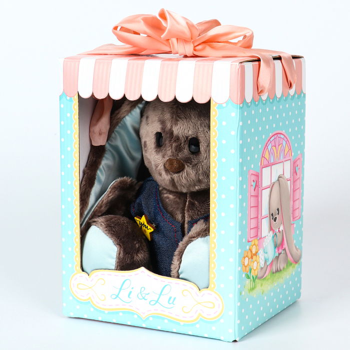 Мягкая игрушка «Малыш Lu в жилете», заяц, 25 см Мягкая игрушка «Малыш Lu в жилете», заяц, 25 см