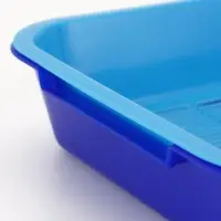 Туалет средний с сеткой 36&times;26&times;6.5 см, синий/черничный