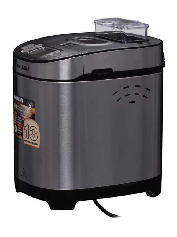 Хлебопечь HYBM-M0313G 600Вт серебристый Хлебопечь HYBM-M0313G 600Вт серебристый