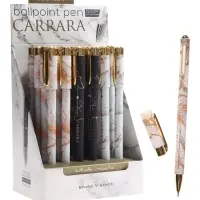Ручка шариковая BrunoVisconti. Carrara 0.38 мм, стержень синий, МИКС