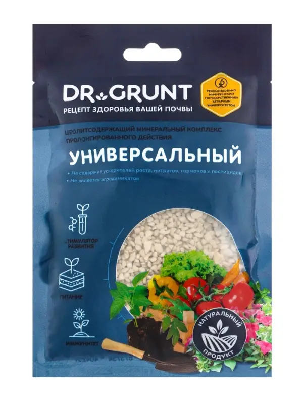 Удобрение минеральное универсальное, Dr.Grunt, 120 г