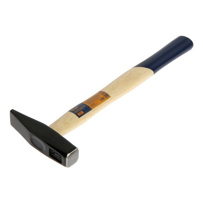 Молоток слесарный ТУНДРА, квадратный боек, деревянная рукоятка, 300 г Молоток слесарный ТУНДРА, квадратный боек, деревянная рукоятка, 300 г