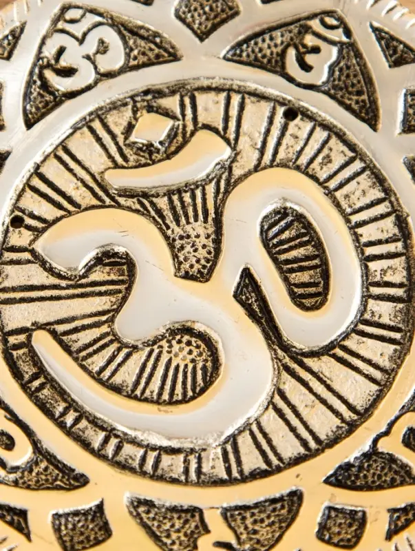 Подставка под благовония  Подставка под благовония "ОМ" алюминий