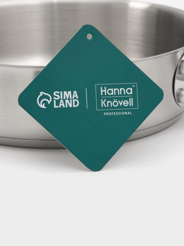 Сковорода-сотейник d=20 см, h=6 см, толщина стенки 0,6 мм, индукция