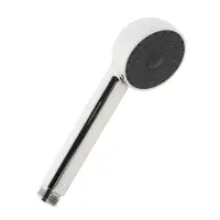 Лейка для душа ZEIN Z0210, 1 режим, d=60 мм, пластик, хром с черной вставкой