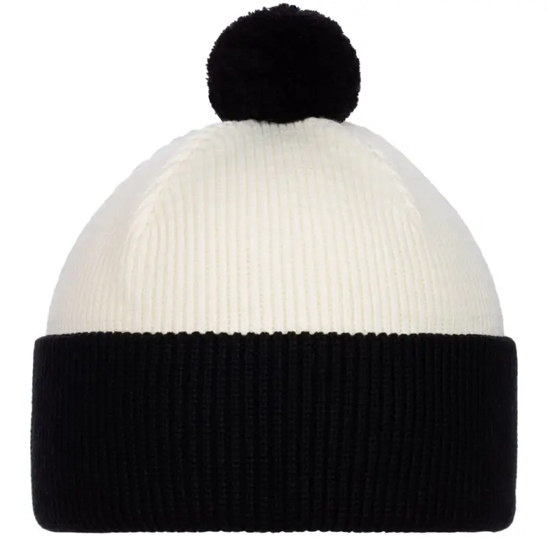 Шапка Snappy, белая с черным Шапка Snappy, белая с черным