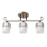 Люстра &laquo;Кипр&raquo; 3&times;40 Вт Е27 латунь/черный 52&times;26&times;26 см