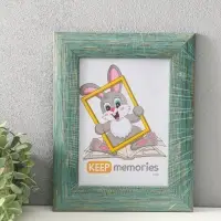 Фоторамка для фото 15х21 см "Luxe Elegance" пластик, морской, (пластик экран)