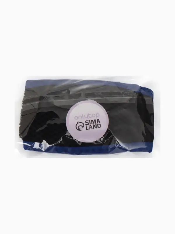 Маска текстильная против храпа, эластичная, на липучке, чёрная