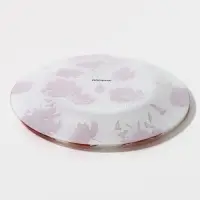 Тарелка стеклянная десертная Доляна «Красные маки», d=20 см