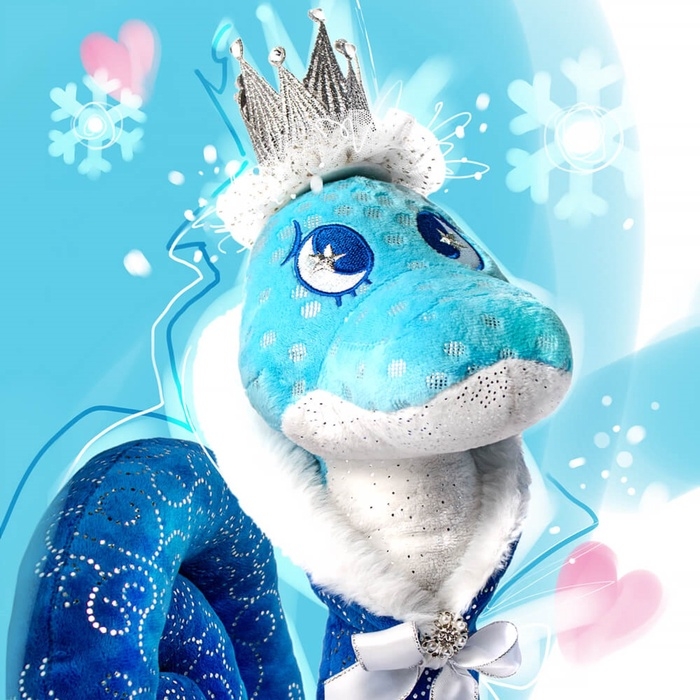 Мягкая игрушка  Мягкая игрушка "Змея Дивия", 25 см Ss25-012