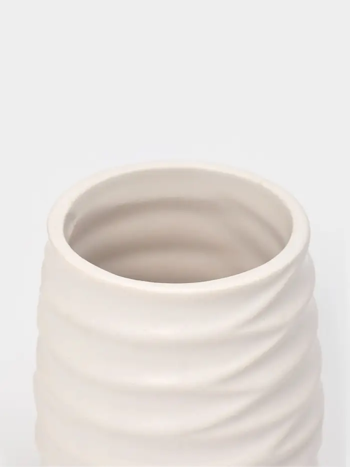 Набор для ванной "Sea Salt", 3 предмета (дозатор для мыла, стакан, подставка), цвет белый