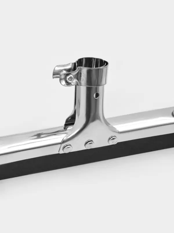 Водосгон для пола, основание нержавеющая сталь, стяжной хомут, 55 см