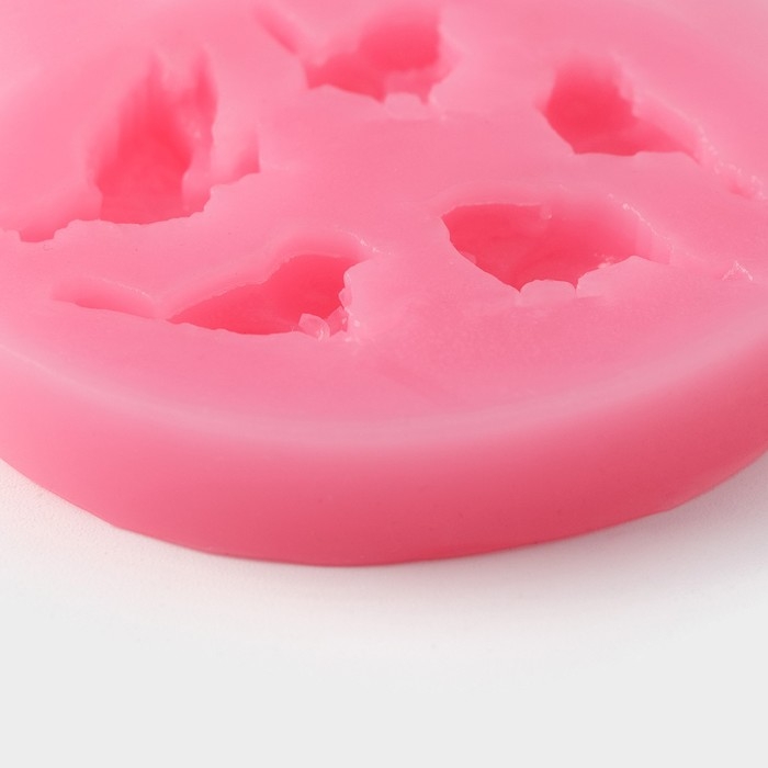 Молд Доляна «Пять птиц», силикон, 6×5,5×1 см, цвет розовый Молд Доляна «Пять птиц», силикон, 6×5,5×1 см, цвет розовый