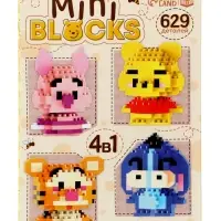 UNICON Конструктор "Mini Blocks, Медвежонок", 4в1 UNICON Конструктор "Mini Blocks, Медвежонок", 4в1