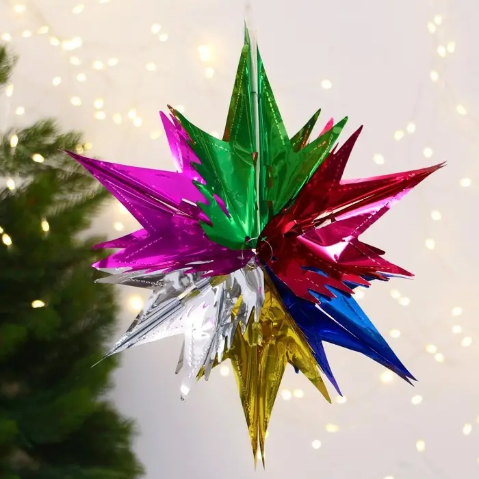 Шар фольгированный «Яркая звезда» 32×32 см Шар фольгированный «Яркая звезда» 32×32 см