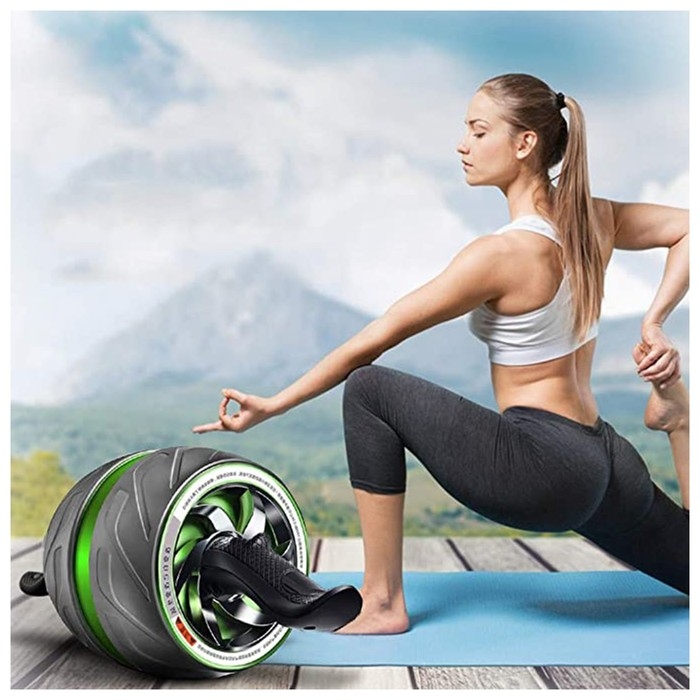 Ролик для пресса ONLYTOP, 40х19х19 см, с ковриком, цвет белый Ролик для пресса ONLYTOP, 40х19х19 см, с ковриком, цвет белый