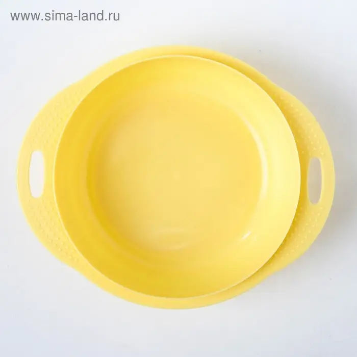 Детская посуда в наборе, 4 предмета: миска, ложка, вилка, поильник с твёрдым носиком 200 мл, цвета МИКС