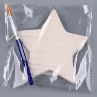 Ёлочная игрушка под раскраску &laquo;Звезда&raquo;, с подвесом