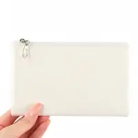Набор косметичек, 3 шт., 25&times;6&times;16.5 см, на молнии, белый