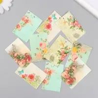 Набор бирок для подарков, цветов «Винтаж», 10 шт. (5 видов), картон, 4×6 см Набор бирок для подарков, цветов «Винтаж», 10 шт. (5 видов), картон, 4×6 см