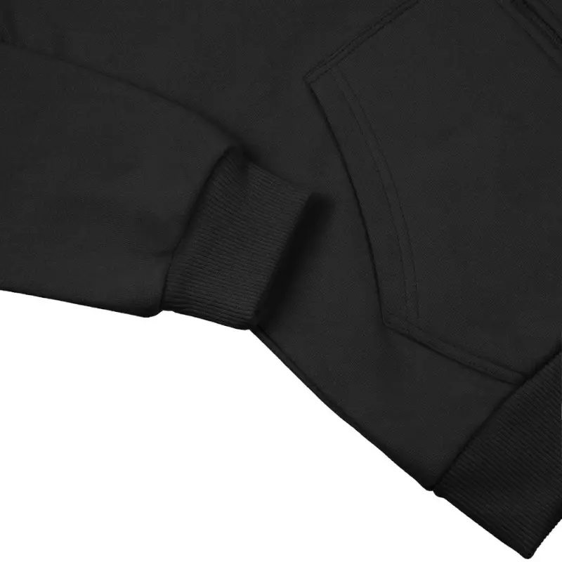 Толстовка на молнии с капюшоном Siverga Heavy 2.0, черная, размер S