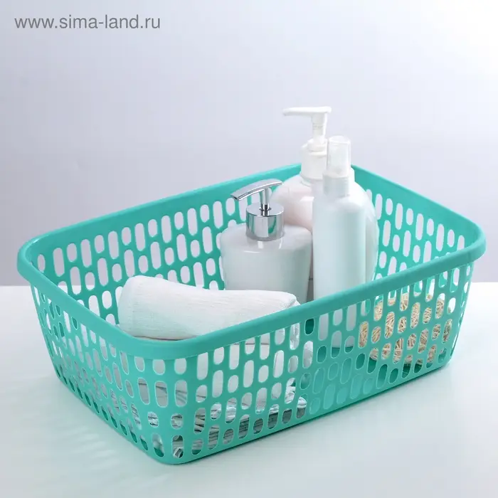 Корзина для хранения, 35&times;25&times;12 см, МИКС