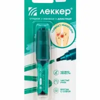 Зелёнка Lekker, фломастер, 1%, 5 мл
