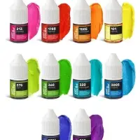 Набор гелевых пищевых красителей Art color electric, микс 10 цветов, 10 мл