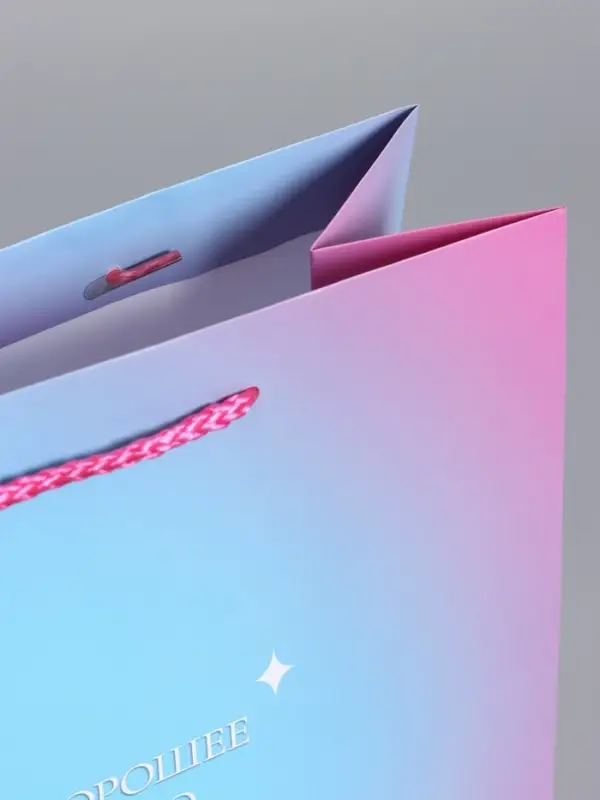 Пакет подарочный "Только начинается" ламинированный 26 х 12 х 32 см