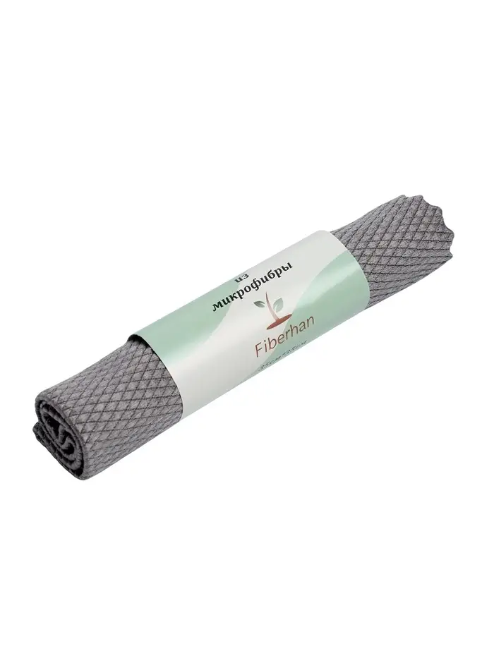 Салфетка из микрофибры для стекла, против разводов, 35&times;35 см, 250 г/м&sup2;
