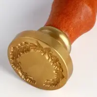 Сургучная печать &laquo;Венок&raquo;, 12.5&times;4&times;4 см