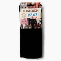 Колготки детские, цвет черный, рост 152-158 см