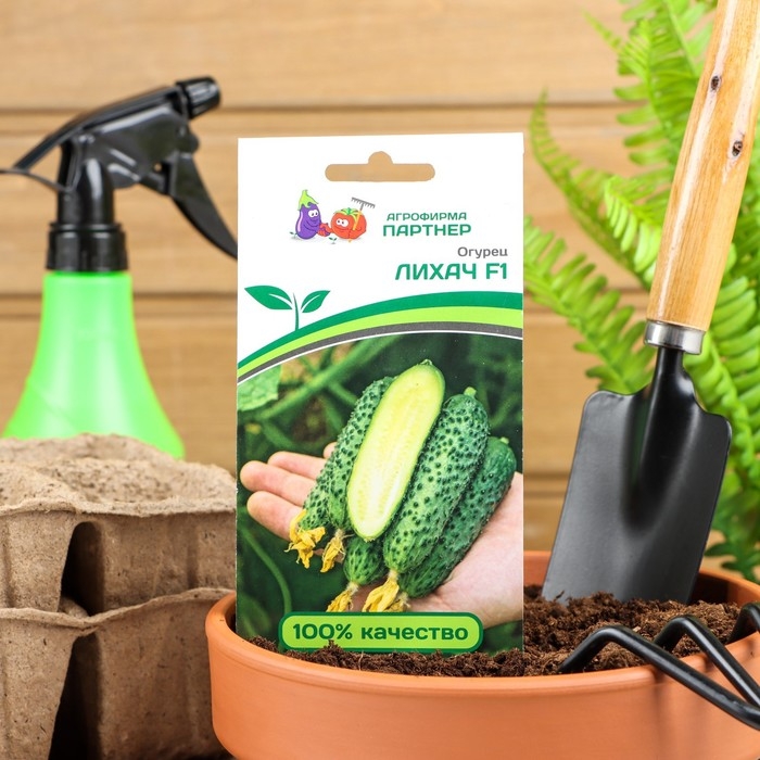 Семена огурца   Семена огурца  "Лихач", F1, 5 шт.