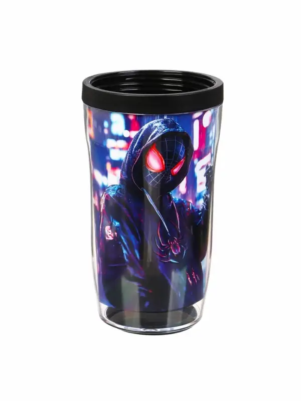 Термостакан детский со вставкой «Человек паук, город», 250 мл Термостакан детский со вставкой «Человек паук, город», 250 мл