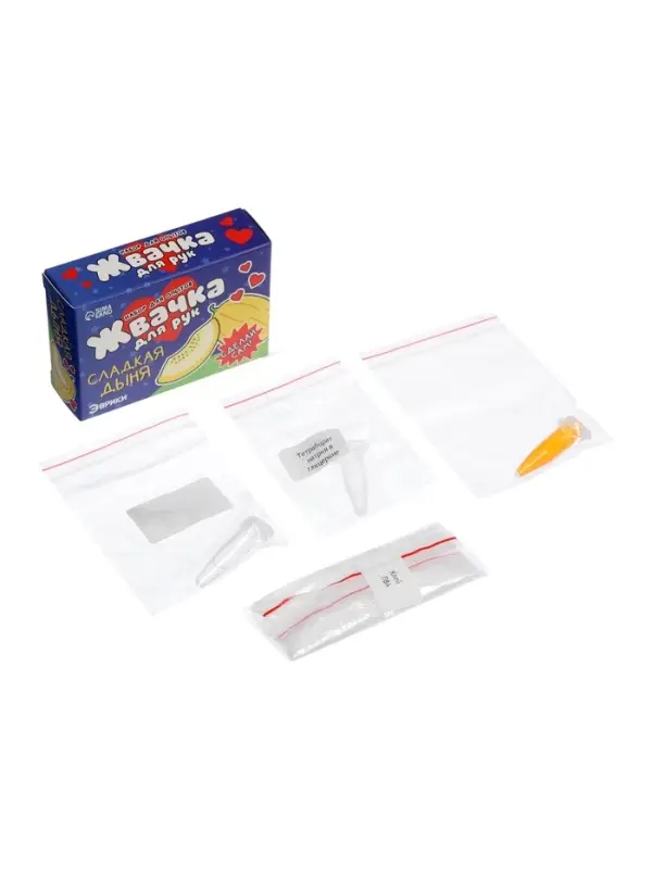Набор для опытов &laquo;Жвачка для рук. Сладкая дыня&raquo;, слайм своими руками