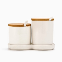 Банки для хранения сыпучих продуктов «Аромат утра»: 2 шт, 250 мл, 400 мл Банки для хранения сыпучих продуктов «Аромат утра»: 2 шт, 250 мл, 400 мл